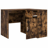 Corner Desk with Drawer Smoked Oak 102 x 88 x 75 cm 3337277