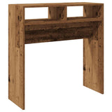 Console Table Old Wood 78x30x80 cm Engineered Wood 856620