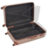 Four Piece Hardcase Trolley Set Champagne 91193