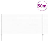 Fence and Post Silver 1 x 50 m Steel 3336398