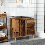 Sink Cabinet Old Wood 65x33x60 cm Engineered Wood 857120