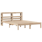 Bed Frame without Mattress 160x200 cm Solid Wood Pine 3305726