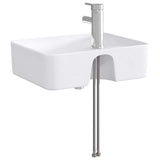 Bathroom Wash Basin Chrome 48.5 x 37.5 x 13 cm Metal 890230
