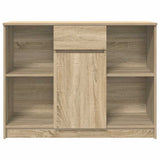 Sideboard with Drawer Sonoma Oak 101x35x76 cm Engineered Wood 861564