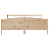 Bed Frame without Mattress 180x200 cm Super King Solid Wood Pine 3306957