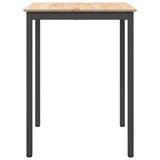 Bar Table Natural 80 x 80 x 105 cm Solid Pine Wood 892801