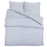 Duvet Cover Set Grey 260x220 cm Cotton 136109