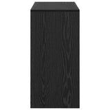 Desk with Drawer Black Oak 90 x 37.5 x 75 cm Engineered Wood 869491