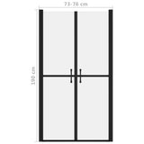 Shower Door Frosted ESG x190 cm 150839