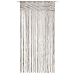 ZNTS Macrame Curtain Taupe 140x240 cm Cotton 323979