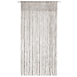 ZNTS Macrame Curtain Taupe 140x240 cm Cotton 323979
