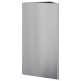 Garden Planters 2 pcs Triangular 40x34.5x75 cm Galvanized Steel 851168