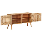 ZNTS Sideboard Solid Mango Wood 110x30x60 cm 246145