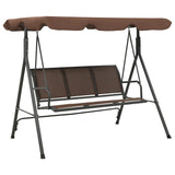 Garden Swing Bench with Canopy Coffee 41422