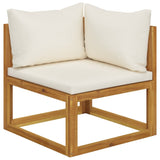5 Piece Garden Lounge Set with Cushions Solid Wood Acacia 3098668