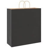 ZNTS Paper Bags 250 pcs with Handles Black 45x17x48 cm 4101653