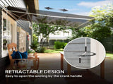 Garden Retractable Awning - Black T3398P327992