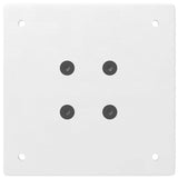 Bar Table Legs 4 pcs White 100-102 cm Steel 4012477