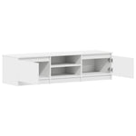 TV Cabinet White 140x40x35.5 cm Engineered Wood 800648