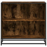 Book Cabinet Smoked Oak 80.5x35x76 cm Engineered Wood 849106