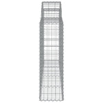 Arched Gabion Baskets 15 pcs 200x30x100/120 cm Galvanised Iron 3146123