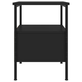 ZNTS Bedside Cabinets 2 pcs Black 34x36x50 cm Engineered Wood 826044