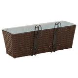 Railing 2 pcs 50 x 17 x 17 cm Metal 42026966
