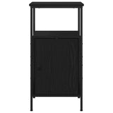 Bedside Cabinet 2 pcs Black Oak 41 x 31 x 80 cm Engineered Wood 862918