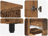 Bathroom Vanity Unit Old Wood 60 x 35 x 80 cm Engineered Wood 889423