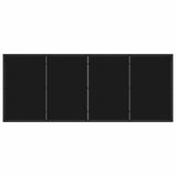 Garden Dining Set 5 pcs Brown Powder-Coated Steel 3379400
