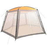 Pool Tent Fabric 590x520x250 cm Grey 93046