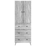 Cabinet Set 2 pcs Grey Sonoma 66 x 34.5 x 90 cm Engineered Wood 3416886