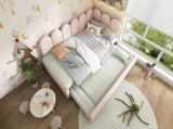 Upholstered Bed Daybed With Pull-Out Bed, 3FT Single Sofa Bed 90X190Cm,Guest Beds For Adults and N601P272133P
