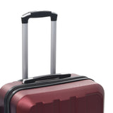 Hardcase Trolley Set 3 pcs Wine Red ABS 91874