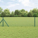 Welded Wire Fence Green 0.8 x 50 m Steel 42005104
