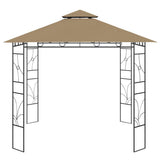 Gazebo 3x3x2.7 m Taupe 160 g/m 313913
