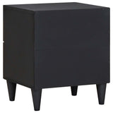 Bedside Table 2 pcs Brown 40 x 33.5 x 46 cm Solid Mango Wood 4018699