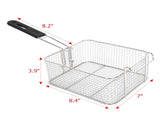 EH82 2500W 220-240V 12.7QT/12L Stainless Steel Double Cylinder Electric Fryer UK 08862124