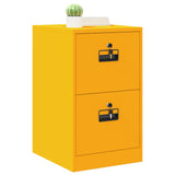 File Cabinet Mustard Yellow 44 x 50 x 74.5 cm Cold-Rolled Steel 891595