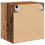 Garage Wall Cabinets 2 pcs Old Wood Engineered Wood 860640