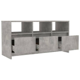 TV Cabinet Concrete Grey 102x37.5x52.5 cm Engineered Wood 809804