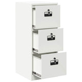 File Cabinet White 44 x 50 x 106.5 cm Cold-Rolled Steel 891603