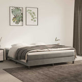 Pocket Spring Bed Mattress Medium Light Grey 152x203x20 cm Queen 347883