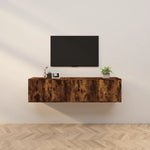 Wall-mounted TV Cabinets 2 pcs Smoked Oak 80x34.5x40 cm 3188355