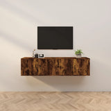 Wall-mounted TV Cabinets 2 pcs Smoked Oak 80x34.5x40 cm 3188355