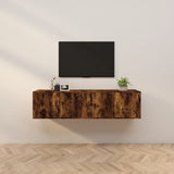 Wall-mounted TV Cabinets 2 pcs Smoked Oak 80x34.5x40 cm 3188355
