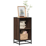 Book Cabinet Brown Oak 40x35x76 cm Engineered Wood 849098