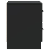 Bedside Cabinet Black 43 x 34.5 x 44.5 cm Engineered Wood 895677