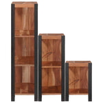 Bookshelf 3 pcs Brown 50 x 30 x 110 cm Solid Acacia wood 3321522