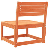 Garden Sofa Wax Brown Solid Wood Pine 844671